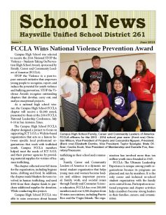 District Newsletter June 2014 Cover